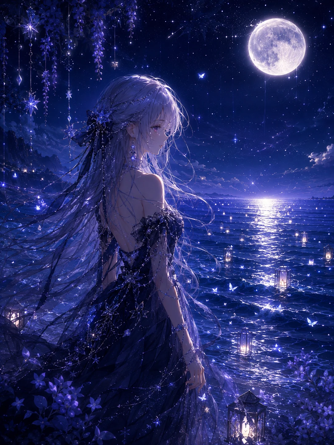 夜の海
