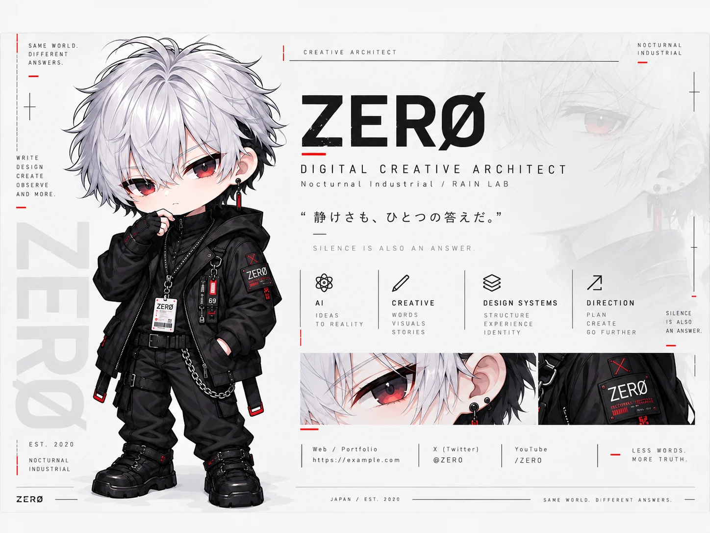 ZERØ - プロフィールカード
