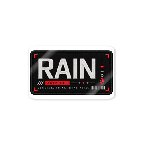 RAIN 刺繍パッチ（ステッカー）の商品プレビュー