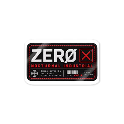 ZERØ 刺繍パッチ（ステッカー）の商品プレビュー
